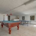 Games room pool table and table tennis